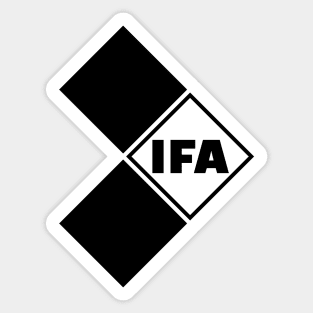 IFA Logo v1 (black) Sticker